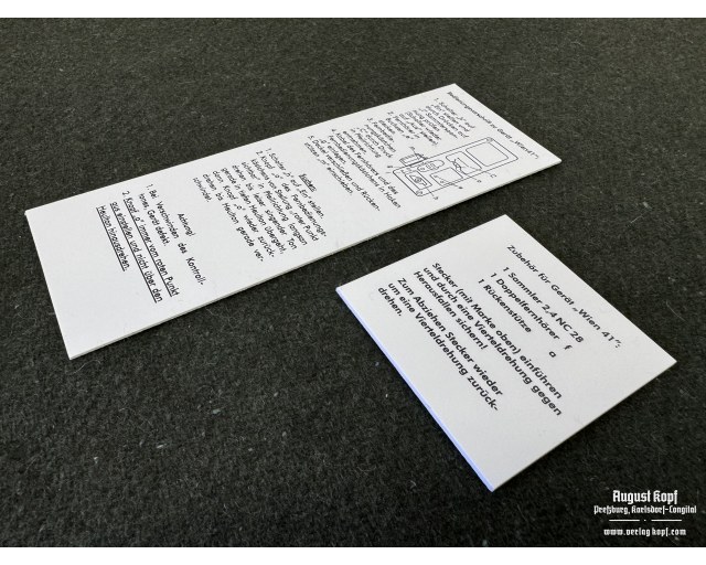 MS Wien 41 lid sheets set