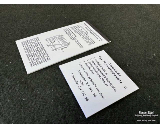 Handladesatz a lid sheets set