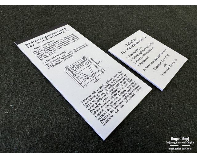 Handladesatz a lid sheets set