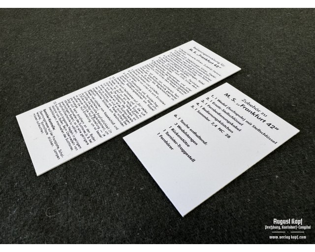M. S. Frankfurt 42 lid sheets set