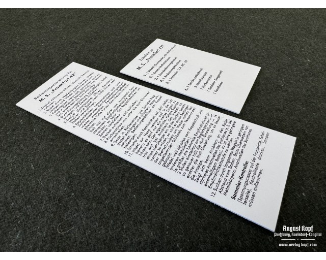 M. S. Frankfurt 42 lid sheets set