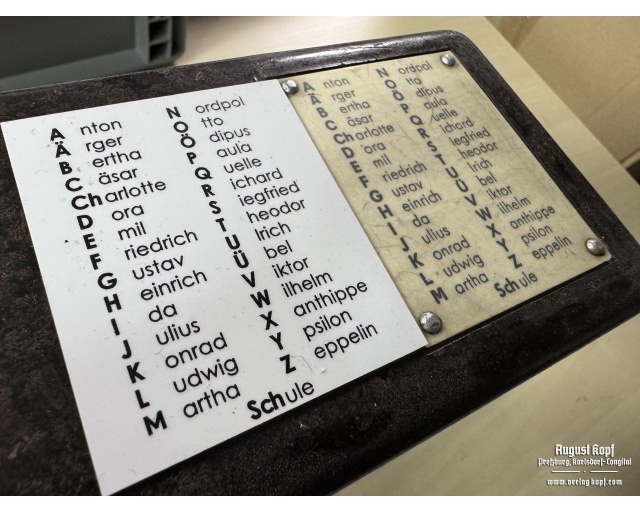 Phonetic sheet german universal WW2