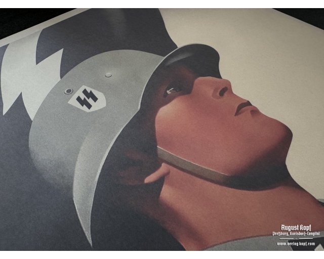 Poster 85x60cm Waffen-SS recruitment