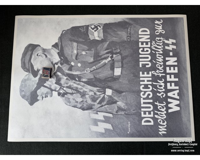 Poster 85x60cm Waffen-SS recruitment DJ