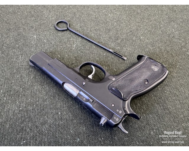 Cleaning rod for pistols