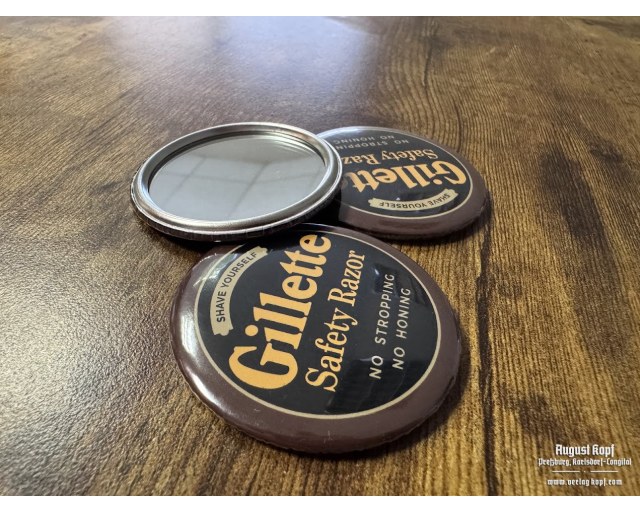 Round pocket mirror small 56mm US design