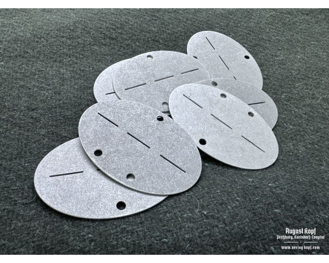 Erkennungsmarke - dog tag zinc