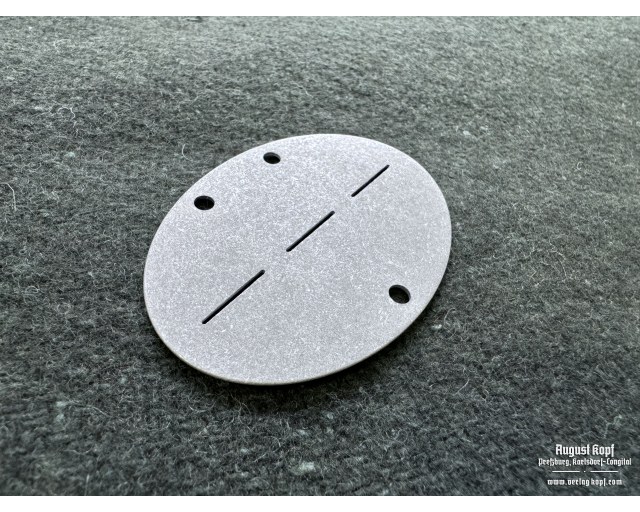 Erkennungsmarke - dog tag zinc