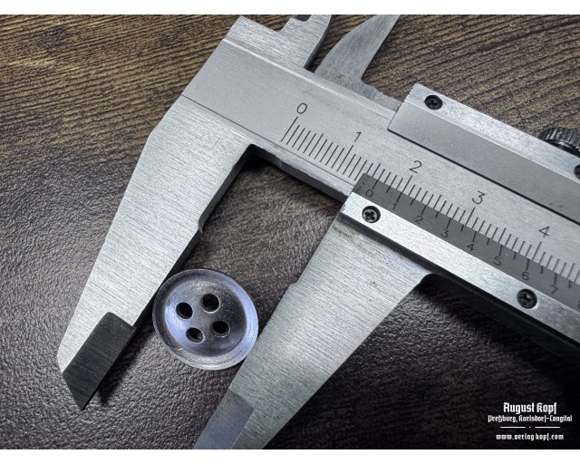 Aluminium button 16mm