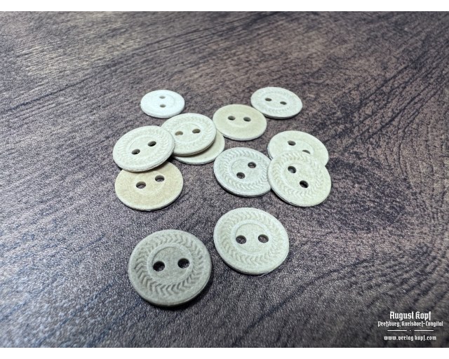 Cardboard Buttons 14mm 12pcs