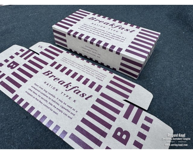 Packaging Set K ration - Type IV