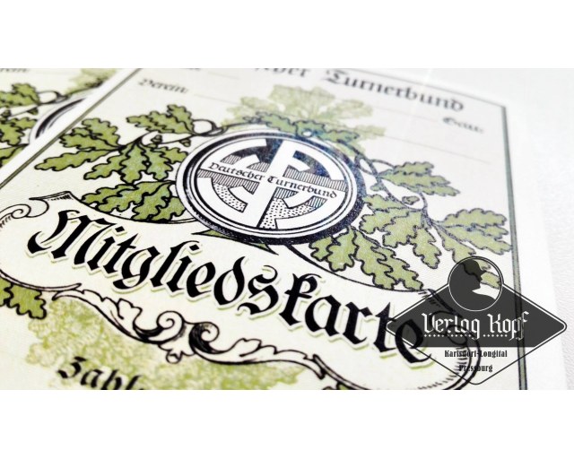 Deutscher Turnerbund - membership card set