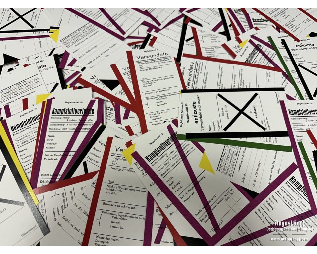 Set of 200 various medical tag - unfinished