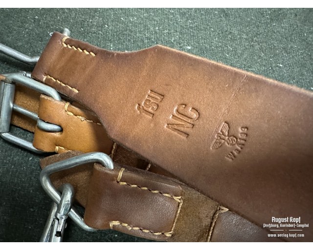 Straps for carrying MG lafette