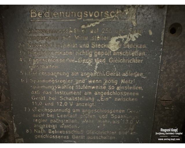 Gleichrichter a