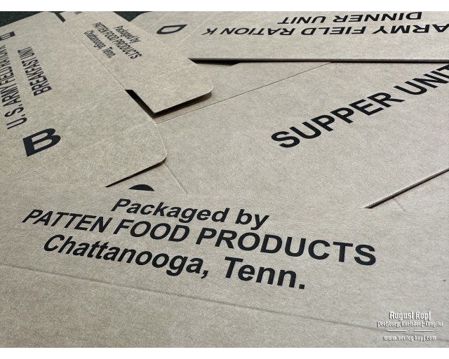 Packaging Set K ration - Type I