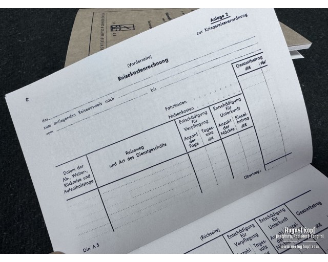 Wehrmacht Besoldungstabellen Payment table