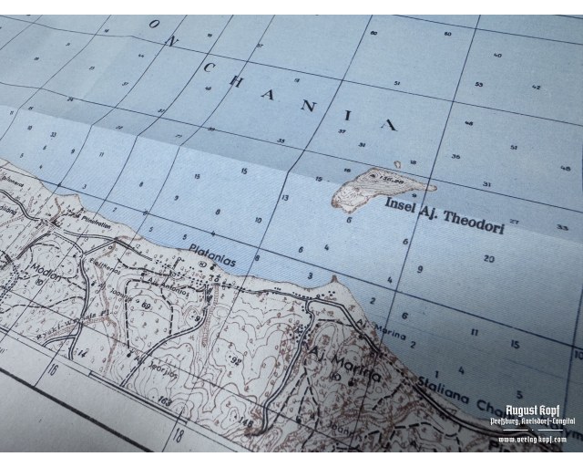 Kreta Karten Set of 7 Maps of Creta