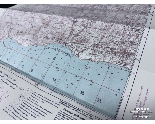 Kreta Karten Set of 7 Maps of Creta