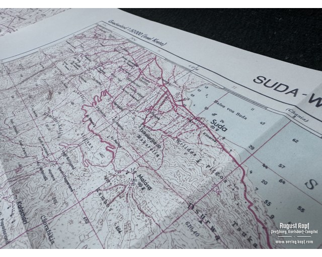 Kreta Karten Set of 7 Maps of Creta