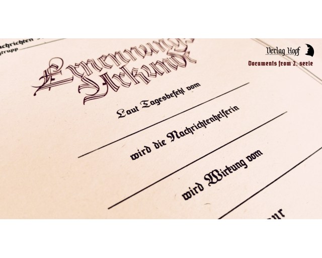 Vorhelferin certificate