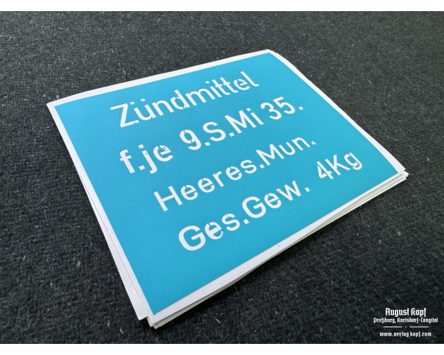Zündmittel Smine 35 stencil