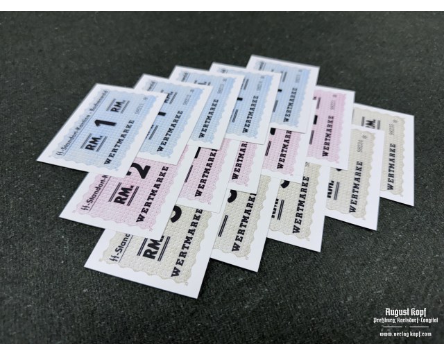 Banknote Buchenwald Wertmarke set of 15