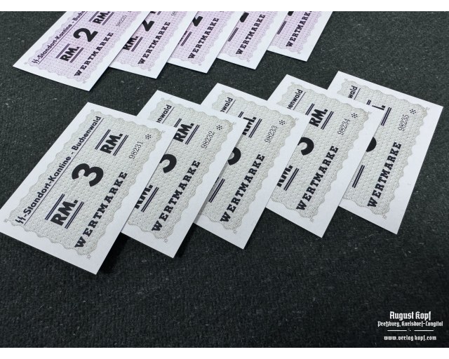 Banknote Buchenwald Wertmarke set of 15