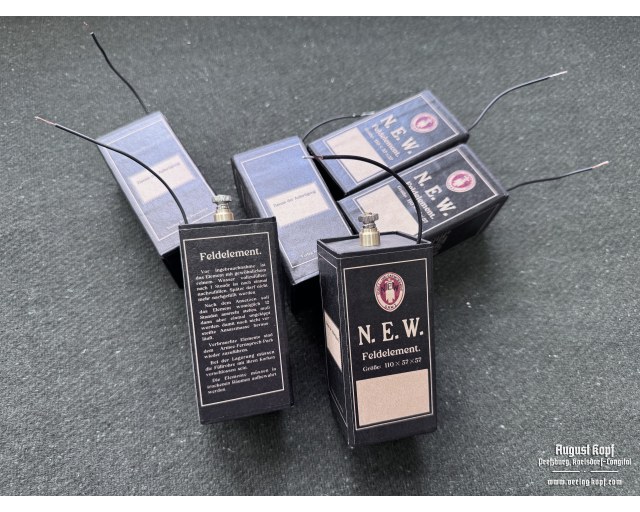 Fieldphone Feldelement Battery design WW1