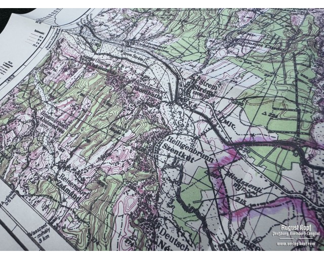 Hungarian map Pinkamindszent