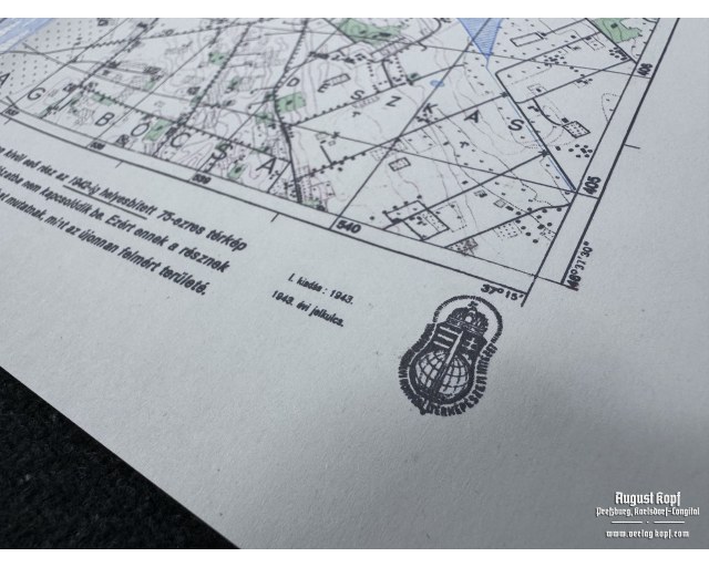 Hungarian map Bugac
