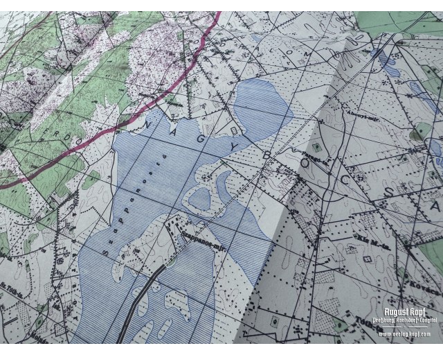 Hungarian map Bugac