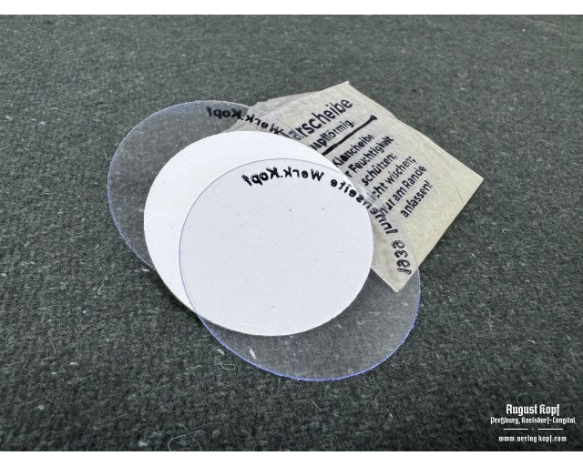 Spare Gas Mask Lenses (Gasmaske Klarscheiben)