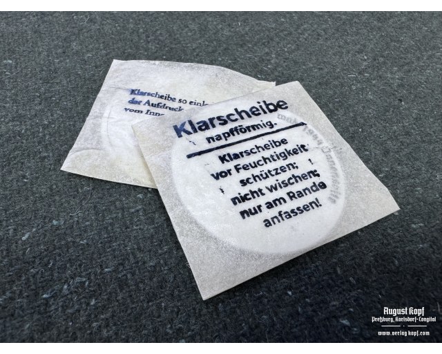 Spare Gas Mask Lenses (Gasmaske Klarscheiben)