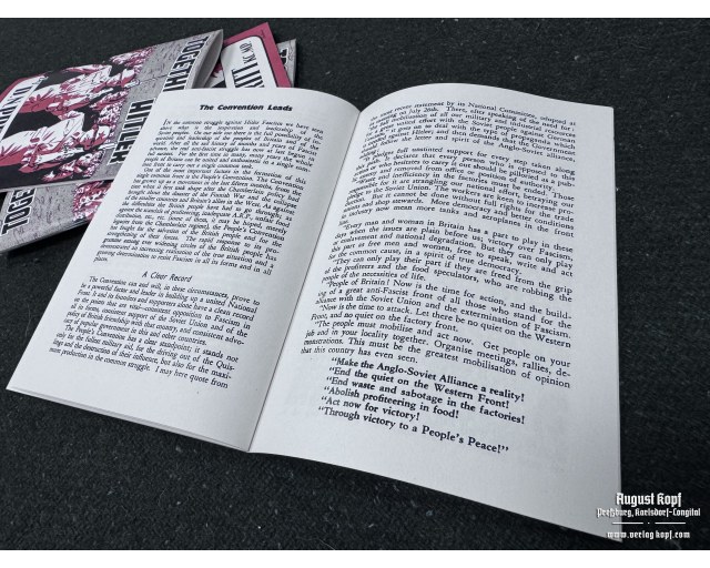 Together against Hitler - British Soviet pamphlet