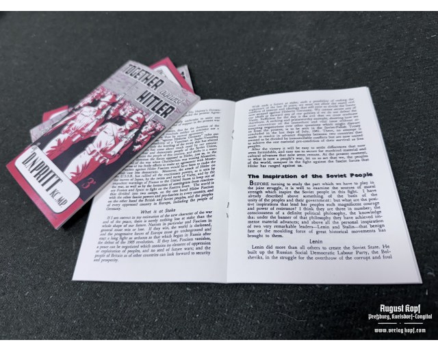 Together against Hitler - British Soviet pamphlet
