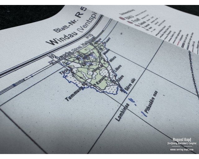 Courland Pocket Map set of 3