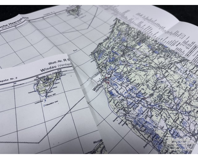 Courland Pocket Map set of 3