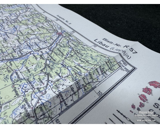 Courland Pocket Map set of 3