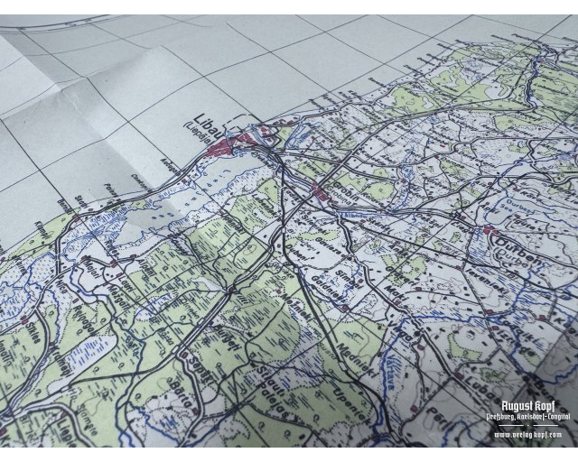Courland Pocket Map set of 3