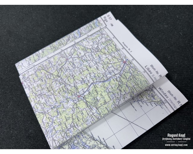 Courland Pocket Map set of 3