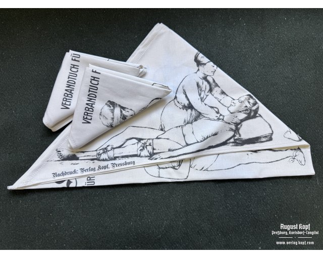 Dreieck Tuch - Triangle cloth illustrated