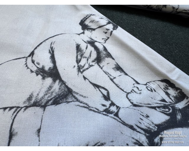 Dreieck Tuch - Triangle cloth illustrated