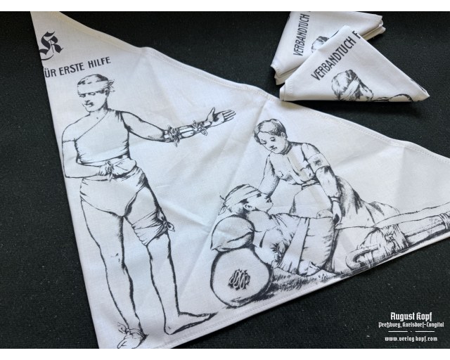 Dreieck Tuch - Triangle cloth illustrated