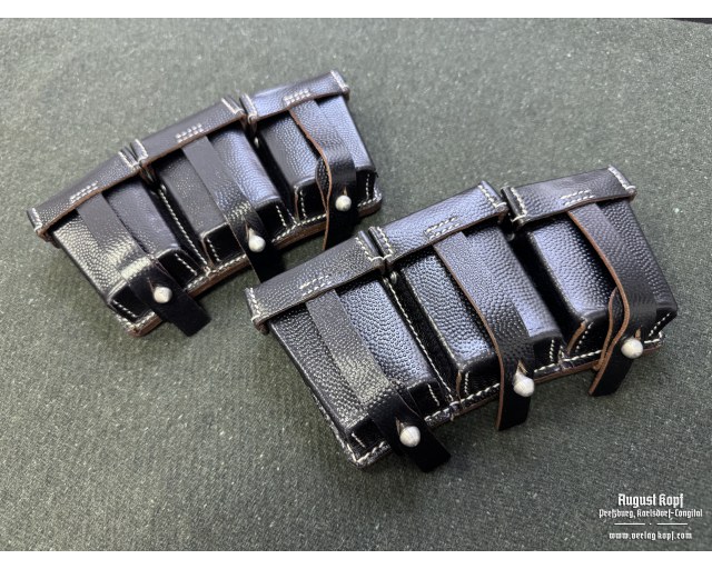 Kar98k leather pouches pair