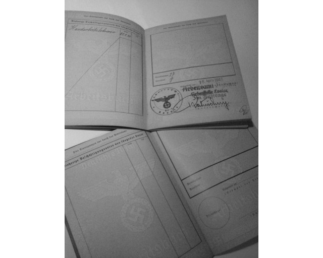 Deutsches Reich Arbeitsbuch v.2