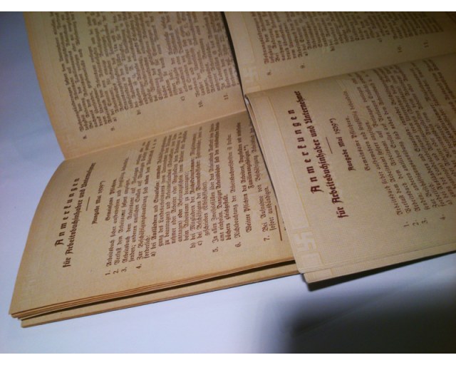 Deutsches Reich Arbeitsbuch v.2