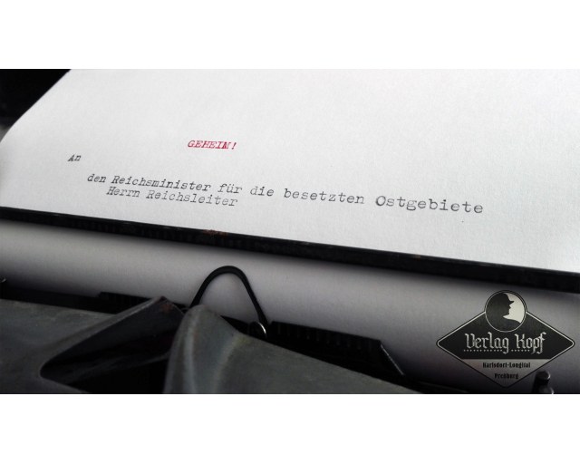 Typewriter ribbon 2103 DIN red/black