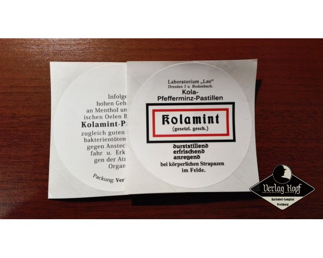 Kolamint sticker - Field-energy pastilles