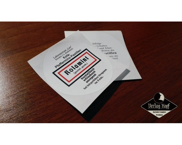 Kolamint sticker - Field-energy pastilles